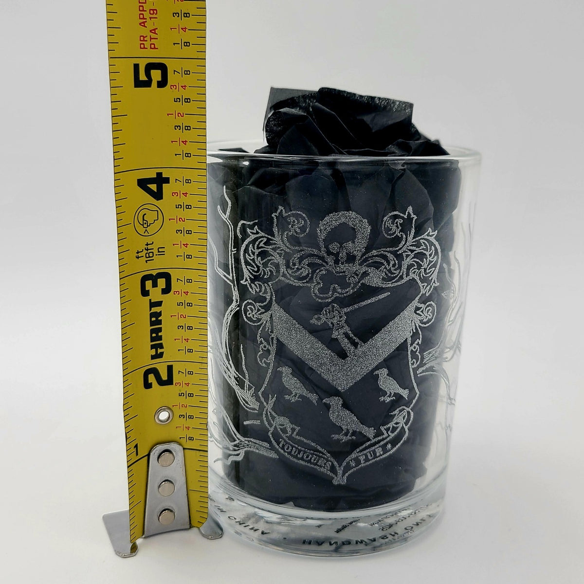 Universal Studios Harry Potter House of Black 2025 Double Old Fashioned Glass
