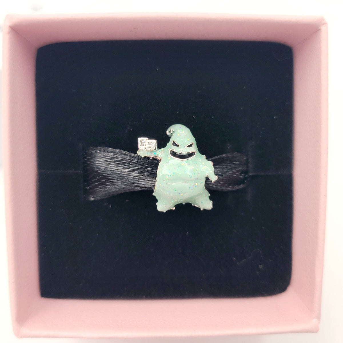 IN HAND Disney Parks Pandora Charm 2026 Halloween Oogie Boogie NBC Glow In Dark