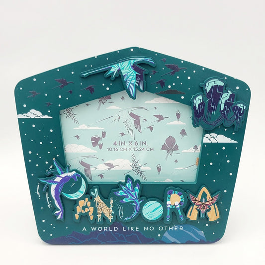 2026 Disney Park Avatar Pandora Glow In The Dark 4 X 6” Photo Picture Frame GITD