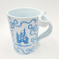 2026 Walt Disney World Parks Starbucks Blue Bow Ribbons Castle Ceramic Mug New
