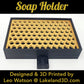 Soap Holder w/ Spout 3D Printed Black & Gold Decor Gift Decoration Lakeland3D