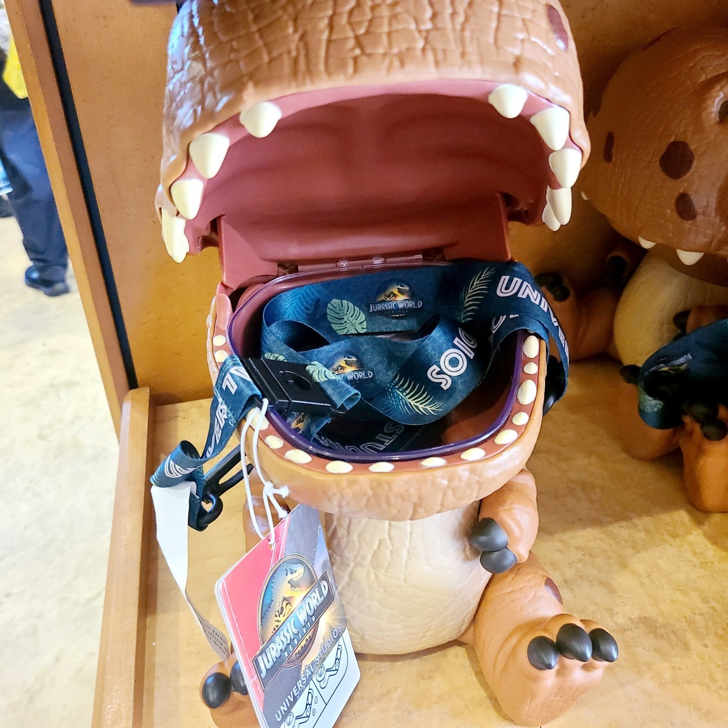 Universal Studios Jurassic World Rebirth Baby T-Rex Dinosaur Popcorn Bucket 2025