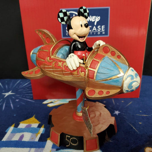 2022 Disney Parks WDW 50th Anniversary Jim Shore Mickey Astro Orbiter Figurine