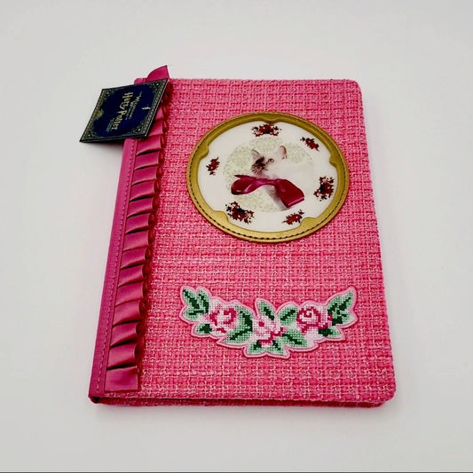 NEW Universal EPIC Harry Potter Ministry Dolores Umbridge Pink Cat Journal Book