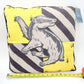 NEW Harry Potter Hufflepuff Pillow  Universal Studios Wizarding World 16" x 16