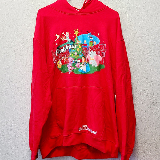 XL 2023 Walt Disney World Parks Do Not Open Until Christmas Red Pullover Hoodie