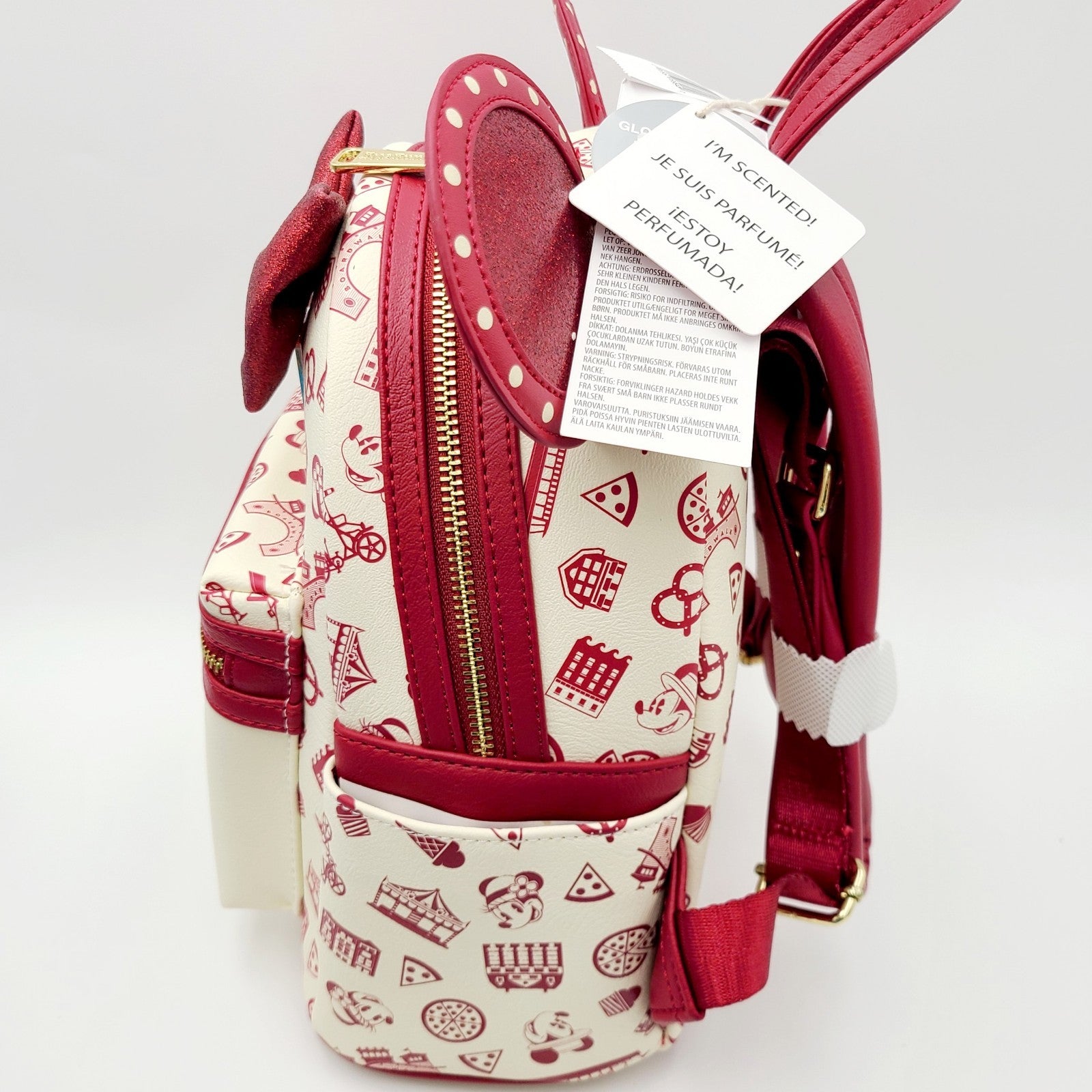SCENTED Walt Disney World Park Boardwalk Resort Loungefly Backpack Mickey Minnie