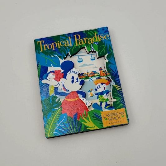 *Magnet* Walt Disney World Parks Caribbean Beach Resort Mickey & Minnie Mouse