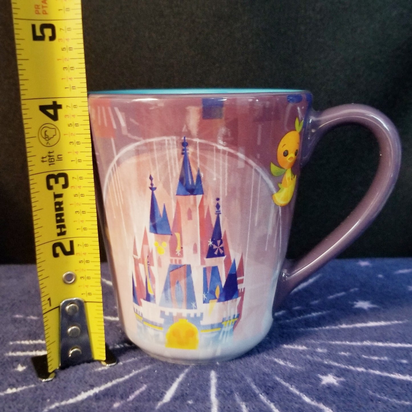 2023 Disney Parks Joey Chou Castle Magic Kingdom Orange Bird Coffee Mug Stitch