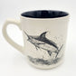 Bass Pro Shops Tarpon Fishing Mug Nature Art 16 fl oz Coffee Cream Color Beige