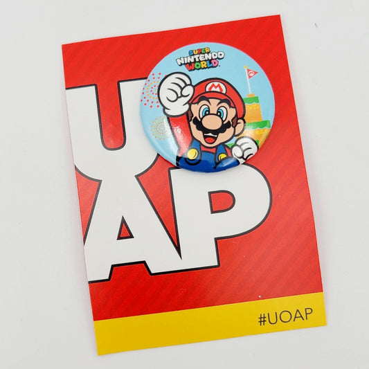 UOAP Mario Bro Super Nintendo World Universal Studios Passholder Pin Button Epic