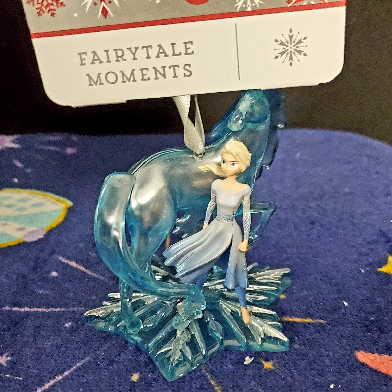 Disney Parks Elsa and Nokk Ornament Fairytale Moments Sketchbook Ornament-Frozen