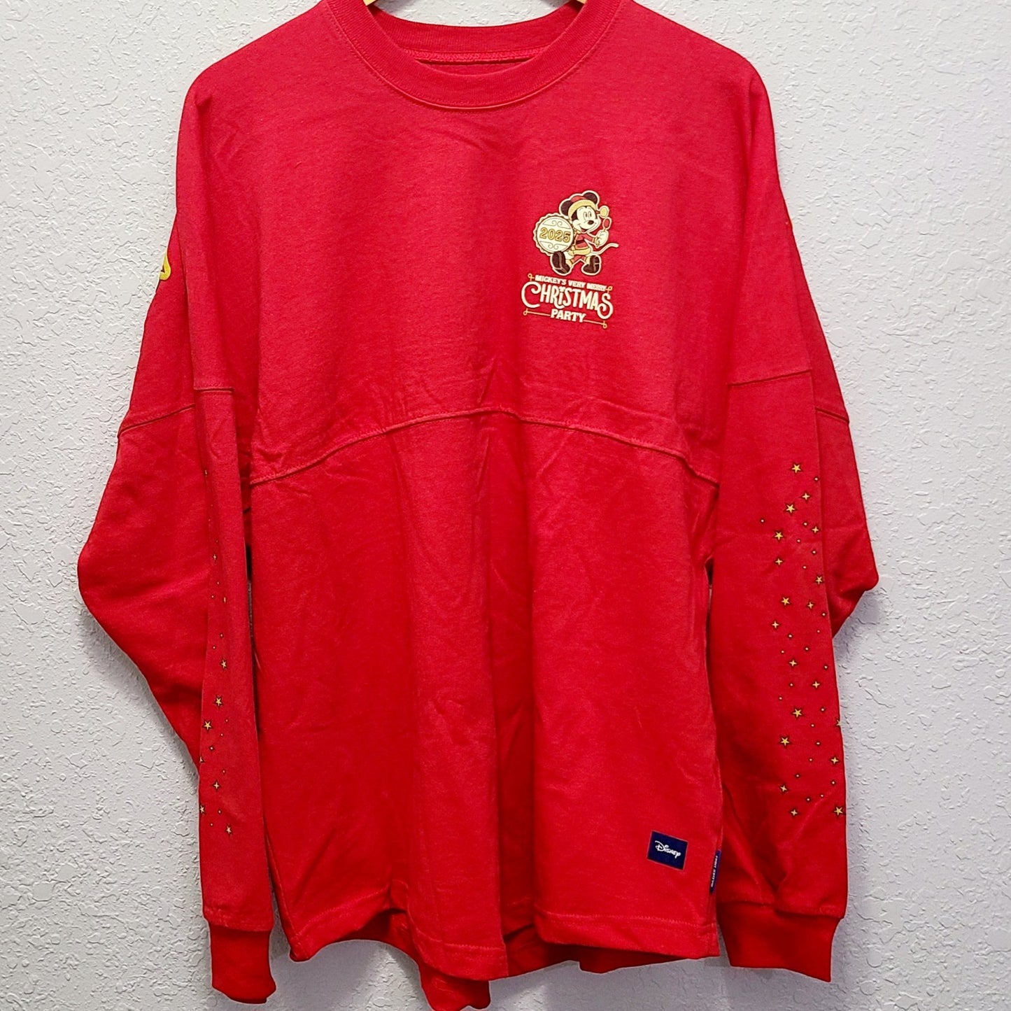LARGE 2025 Disney Parks Mickey's Very Merry Christmas Party Spirit Jersey Adult