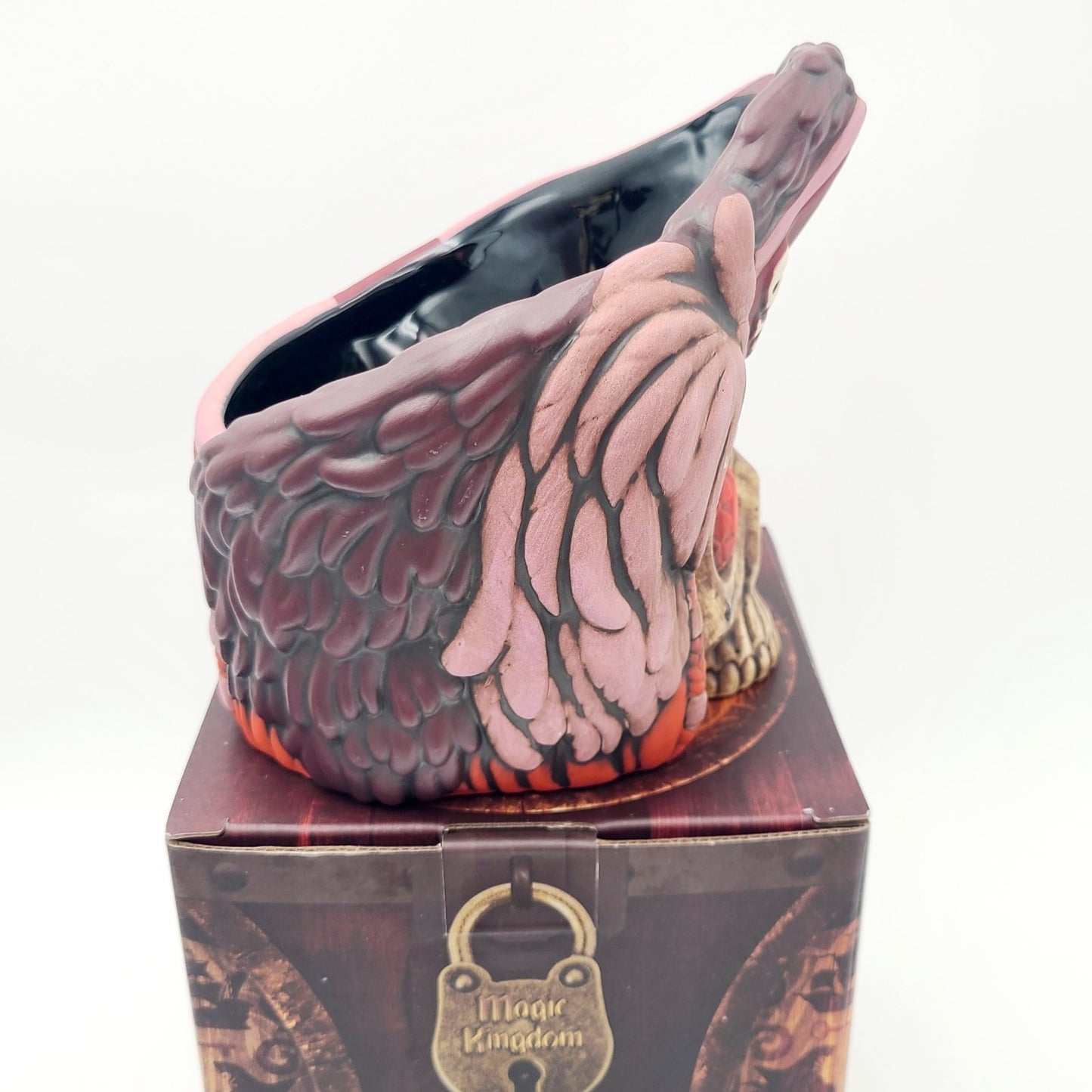 Disney Parks Beak & Barrel Pirate Skull Mug Redd Cup Tiki Pirates Of Caribbean