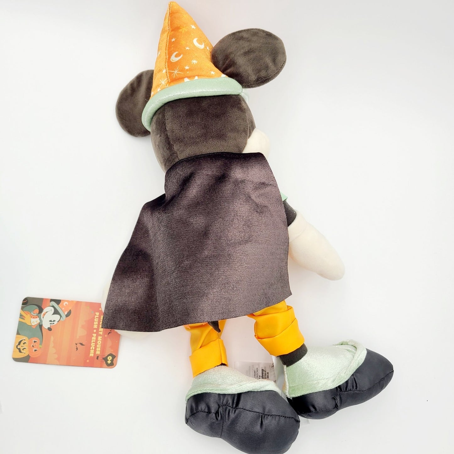 2025 Walt Disney World Parks Halloween Wizard Mickey Mouse Pumpkin Plush New