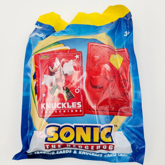 SEALED 2026 Wendys Sonic the Hedgehog KNUCKLES Red 5 Trading Card Set Case Wendy