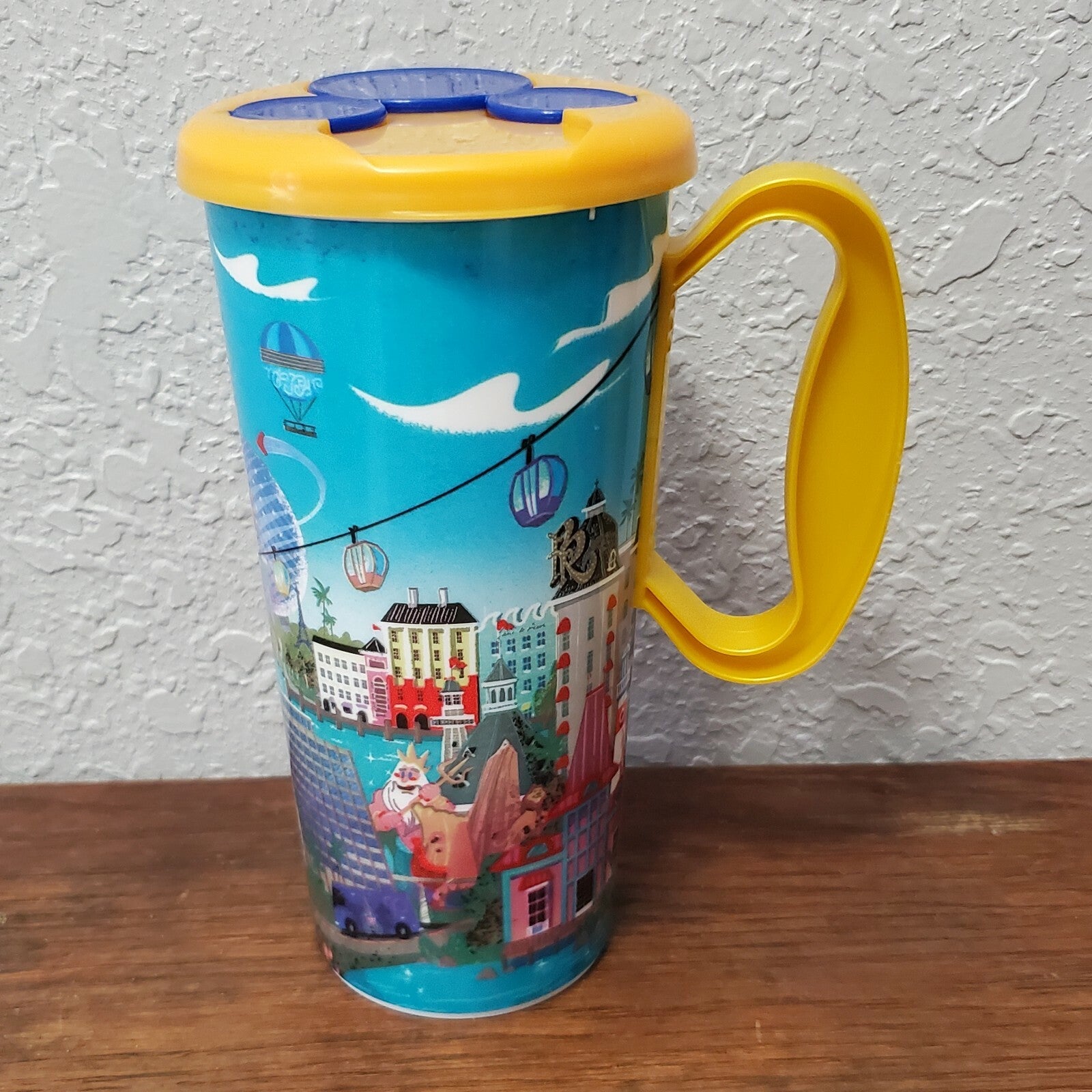 Disney Parks WDW 50th Anniversary Resort Refillable Mug Gold Lid Mickey Minnie 