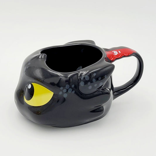 *Toothless Mug* Universal Studios EPIC Universe How Train Your Dragon NEW Black