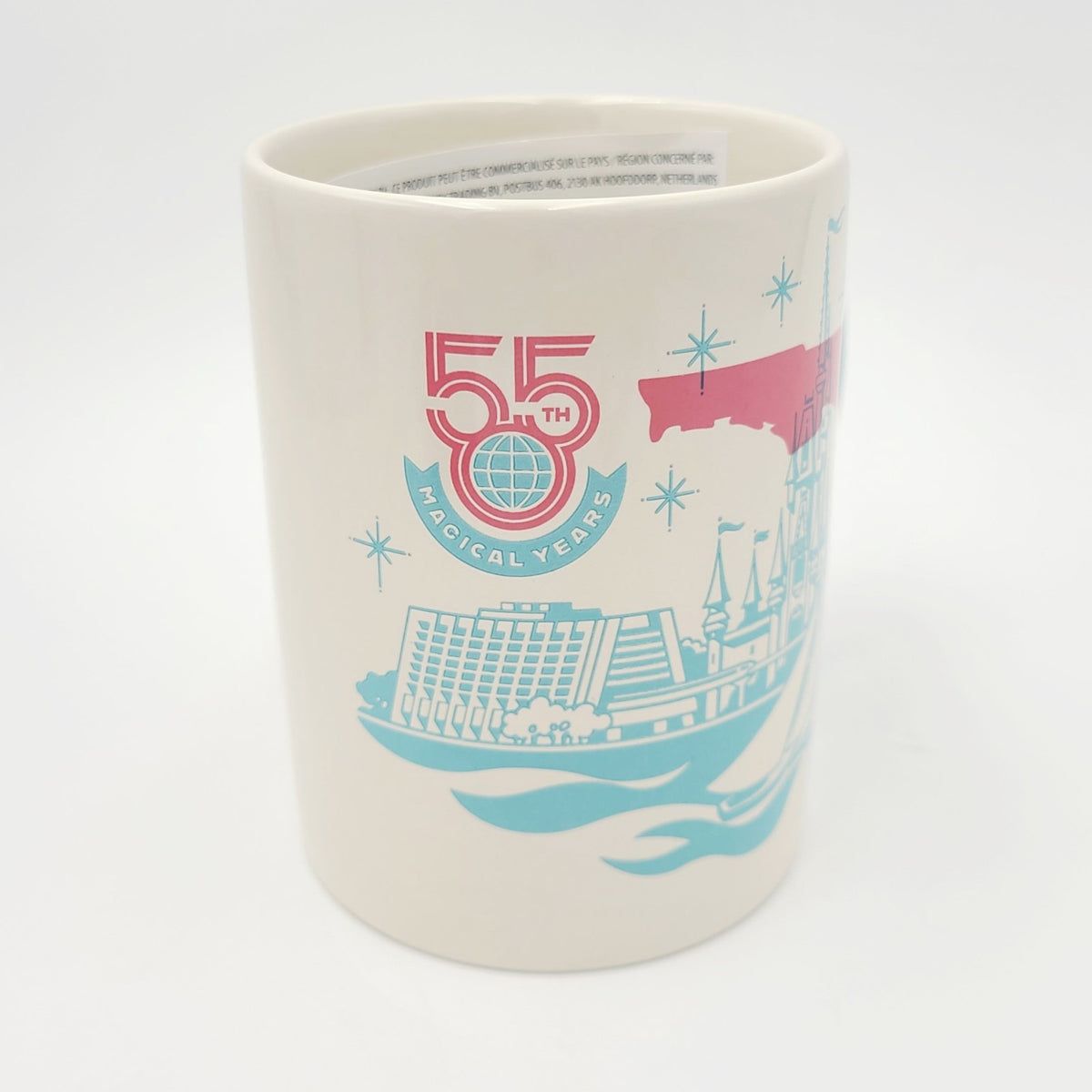 Disney Parks 2026 WDW 55th Anniversary Magic Kingdom Castle Ceramic Coffee Mug