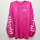 LARGE Disney Parks Walt Disney World Orchid Hot Pink Magenta Spirit Jersey Adult