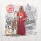 LARGE Woman 2021 Disney Parks Star Wars Family Life Day Harmony Chewbacca Shirt