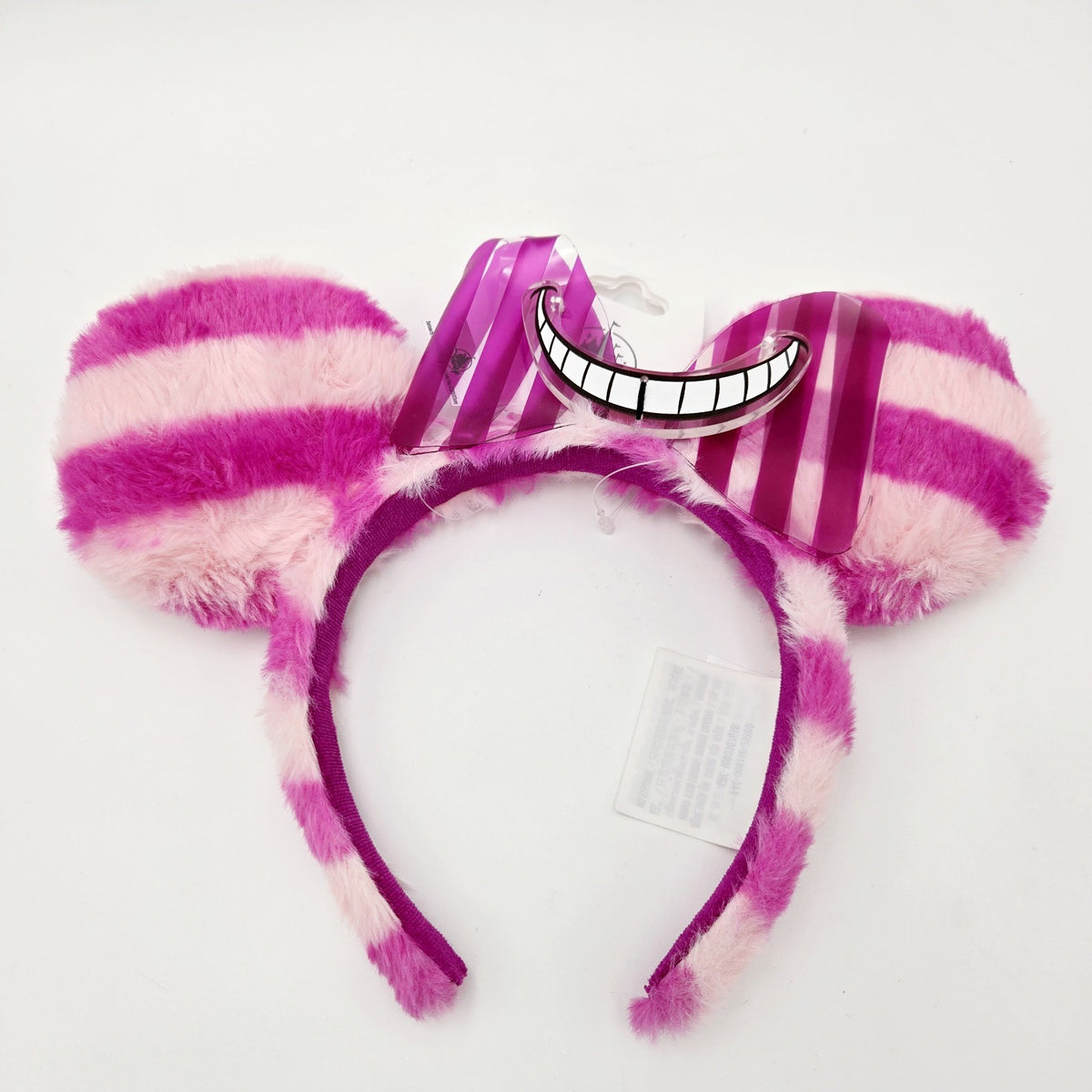 2025 Disney World Parks Alice In Wonderland Cheshire Cat Plush Headband Ears New