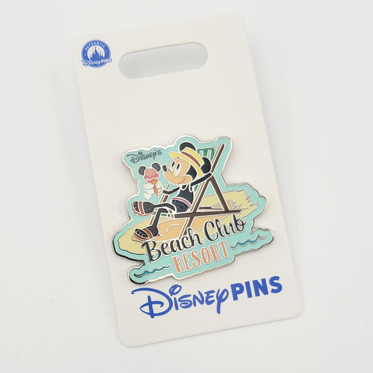 NEW Walt Disney World Parks Beach Club Resort Mickey Mouse Ice Cream OE Pin