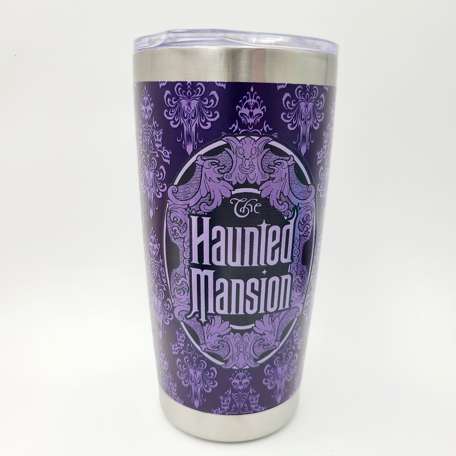 Walt Disney World Parks Haunted Mansion Stainless Steel Tumbler Purple Wallpaper