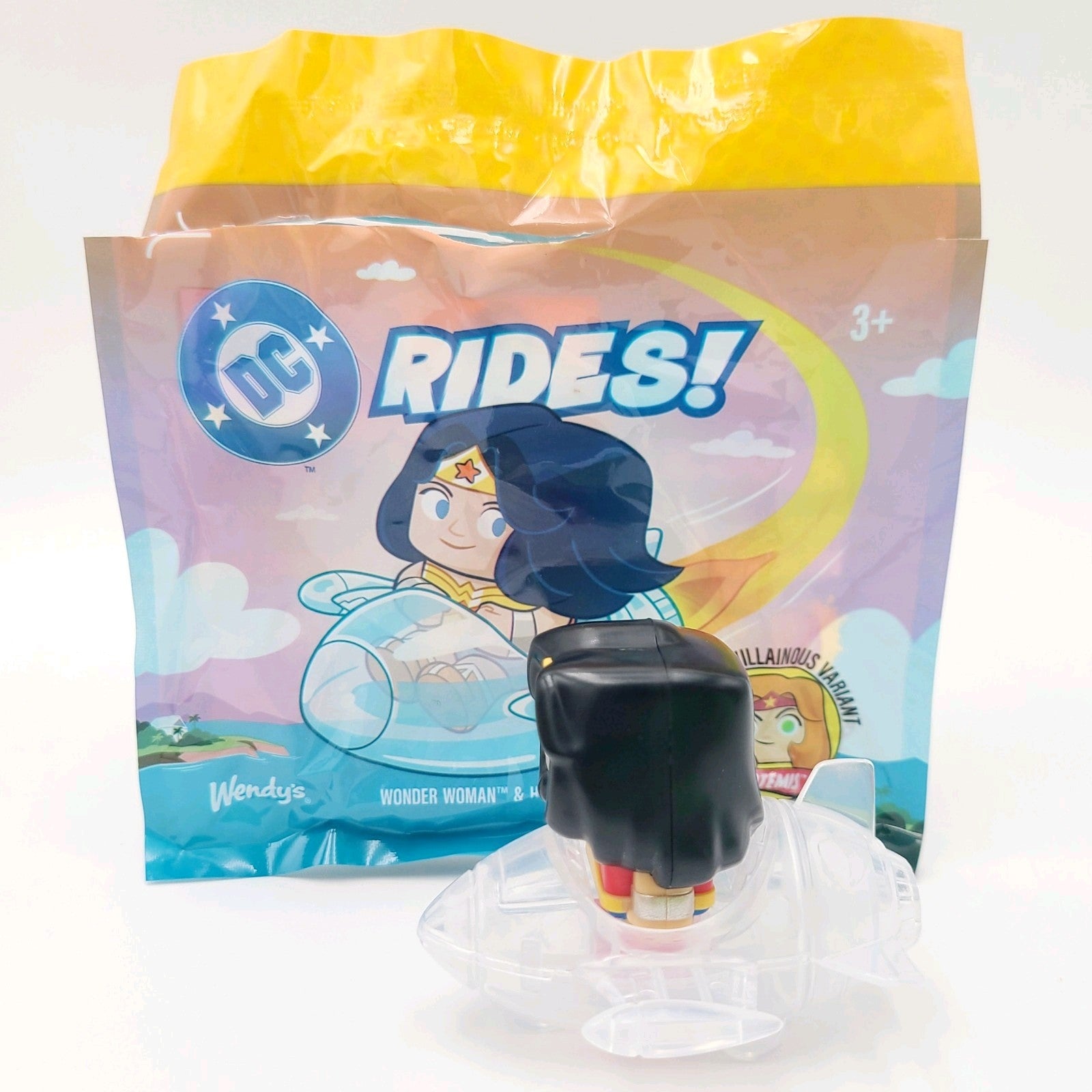 RARE Set Of 2 Wendy’s 2026 DC Rides Wonder Woman & Artemis Variant Toy Kids Meal