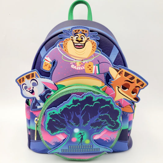 Disney Parks Animal Kingdom Zootopia Better Zoogether Loungefly Backpack NEW