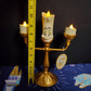 NEW Disney Parks Beauty And The Beast Lumiere Light Up Candelabra Figure 11”