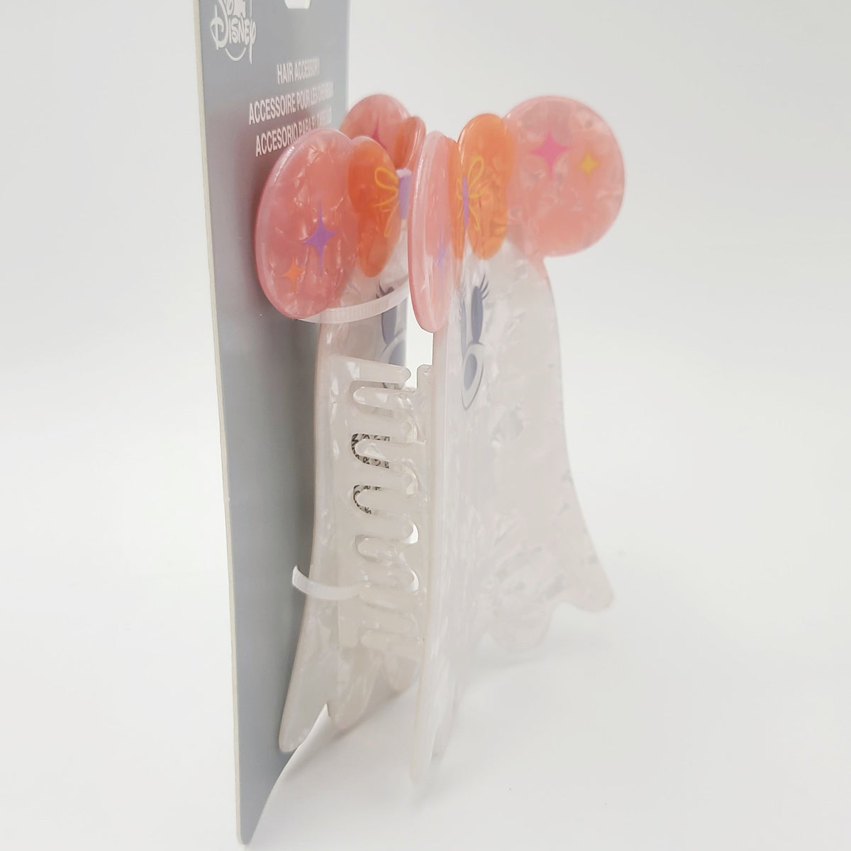Disney Parks 2026 Halloween Pastel Cutie Minnie Mouse Ghost Pink Ear Hair Clip