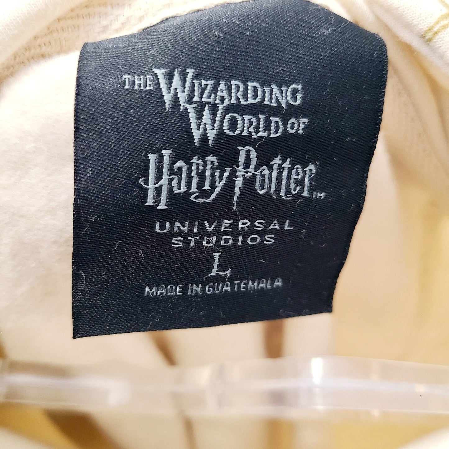 LARGE Harry Potter Marauder Map Hoodie Sweatshirt Universal Studios Wizard World