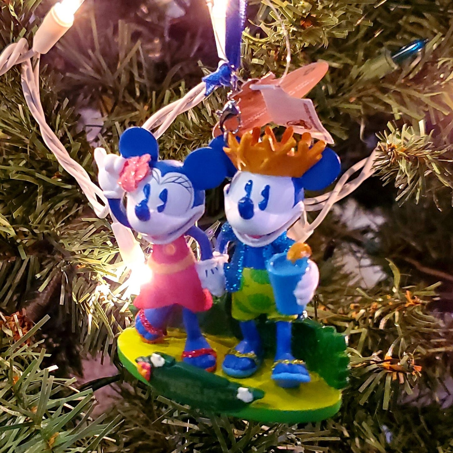 2022 Disney Parks Caribbean Beach Resort Mickey Mouse Miniature Ornament New