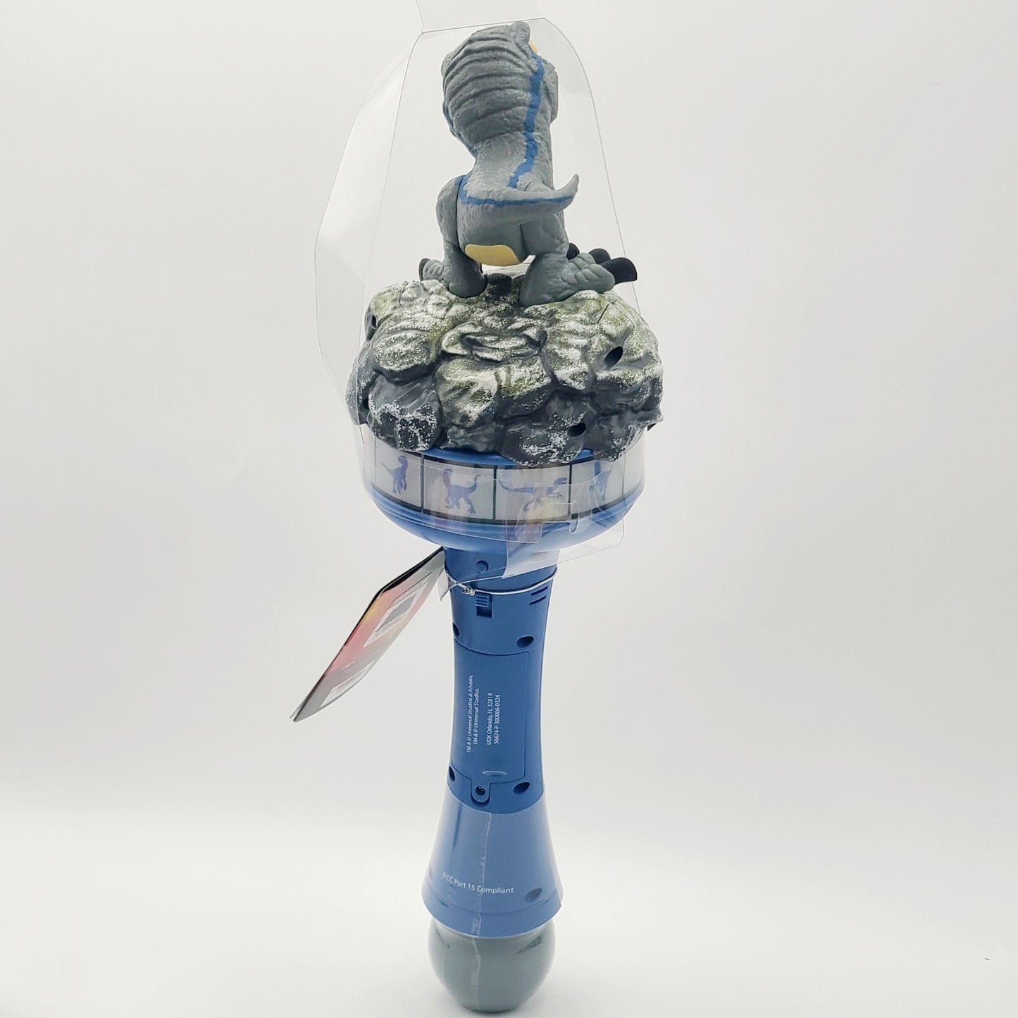 *Bubble Wand* Universal Studios Orlando Jurassic World Park Raptor Blue Dinosaur