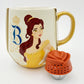 2024 Disney Parks Belle Ceramic Mug 15 Oz and Tea Infuser Set NEW