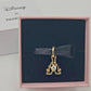 2026 Disney Parks Pandora 14k Gold Castle Charm 0.15 Lab Grown Diamond Exclusive
