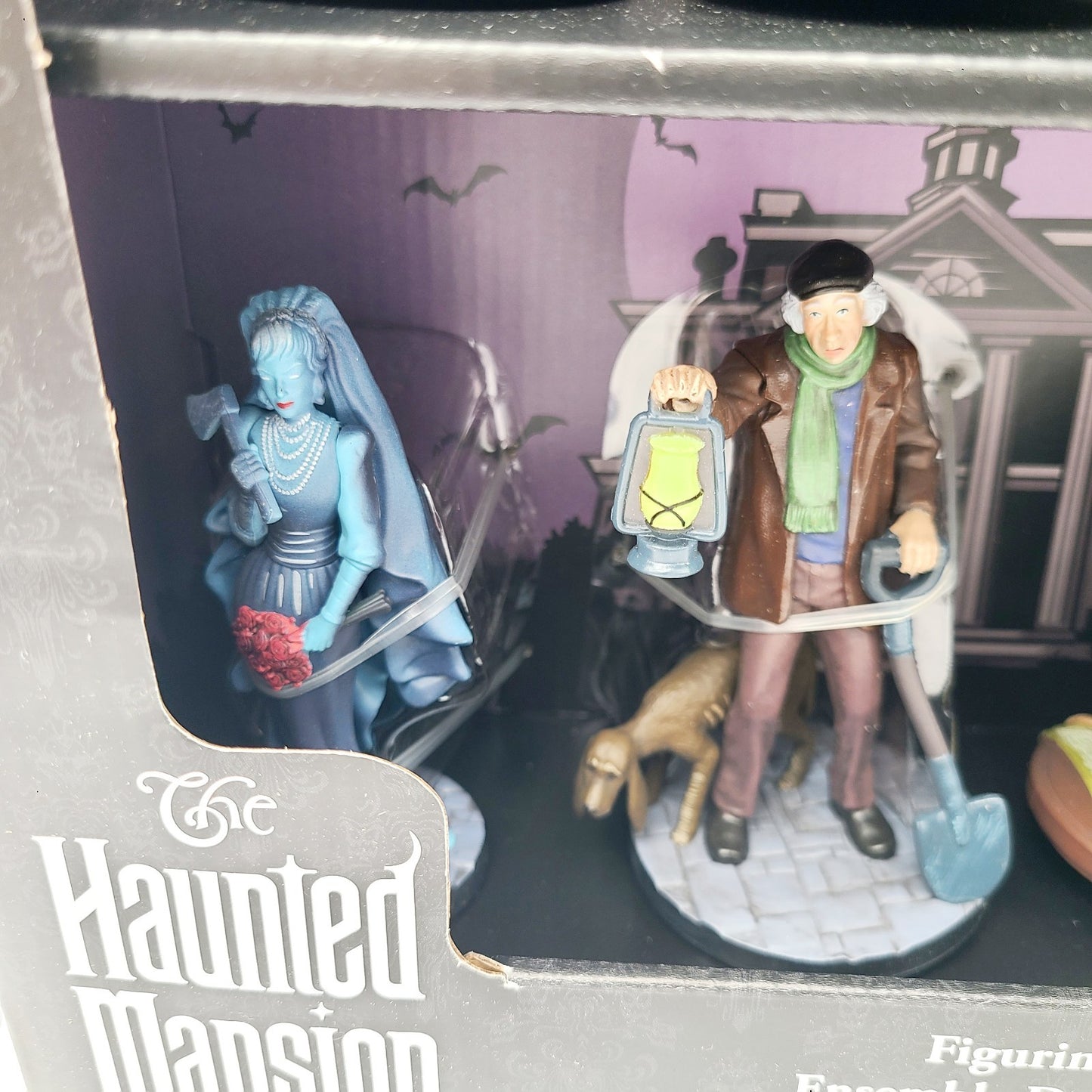Disney Parks Haunted Mansion Figurine Play Set Cake Toppers Hatbox Bride Ghosts