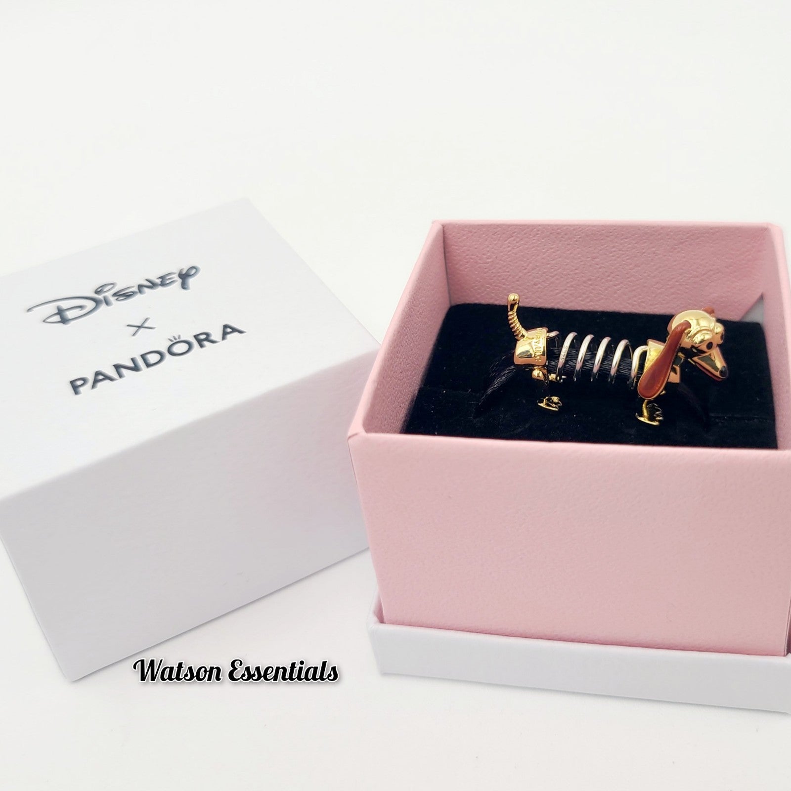 Pandora Walt Disney World Parks Pixar Toy Story Charm 925 Sterling Slinky Dog