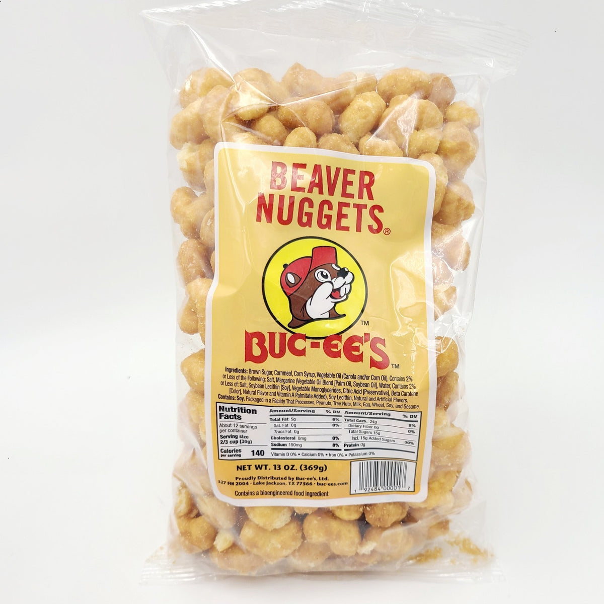 BUC-EES Beaver Nuggets Sweet Corn Puff Snacks Texas Bucee’s Buc-ee’s Beaver 13oz