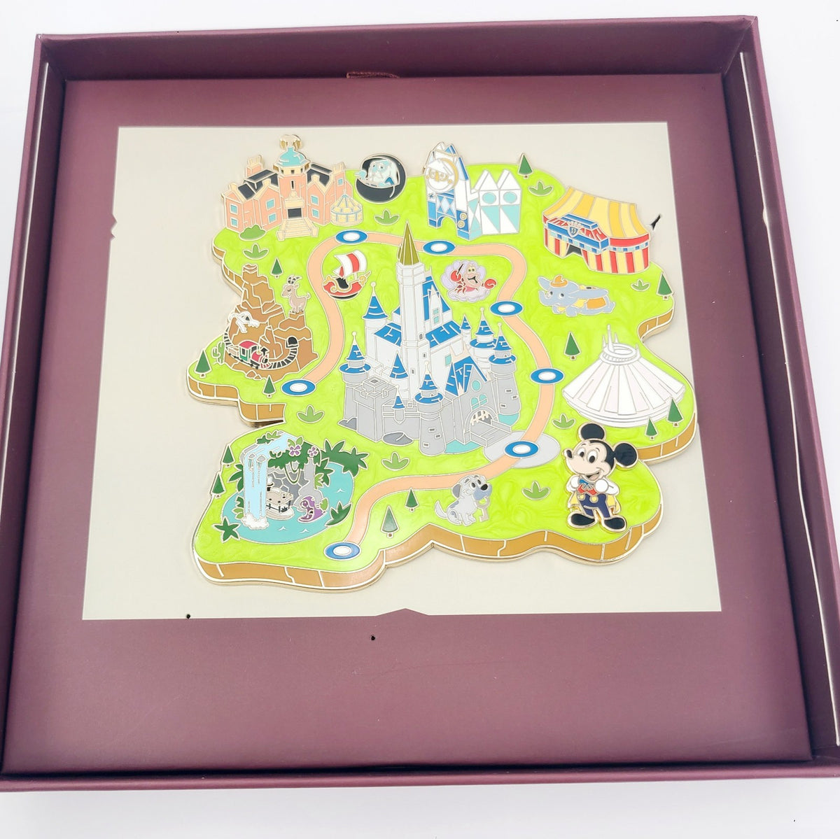2026 Walt Disney World Park Digitize Map JUMBO Pin LE 2500 Castle Magic Kingdom
