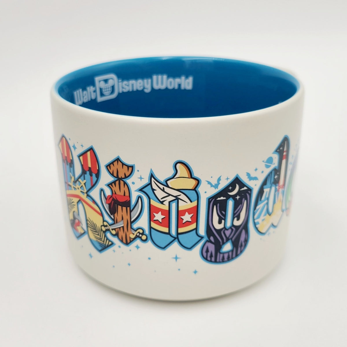 2026 Disney Parks Magic Kingdom Character Letters Coffee Mug 14 Oz. Monorail WDW