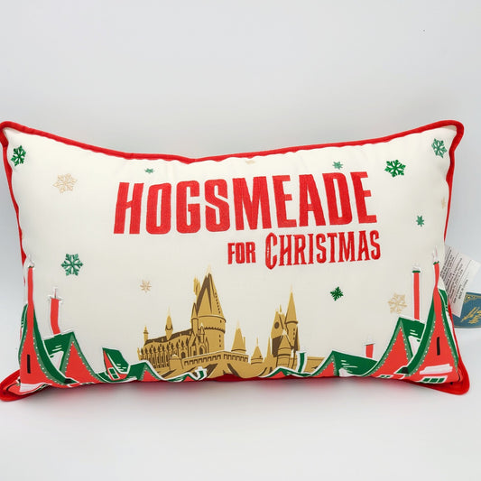 2024 Universal Studios Wizarding World Harry Potter Hogsmeade Christmas Pillow