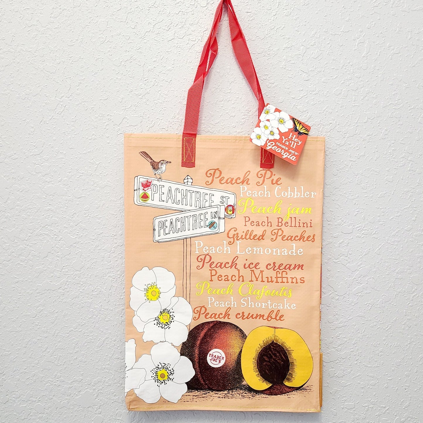 3 Bag Set! Trader Joe’s Reusable Florida Georgia Comfort Food Mac & Cheese Tote