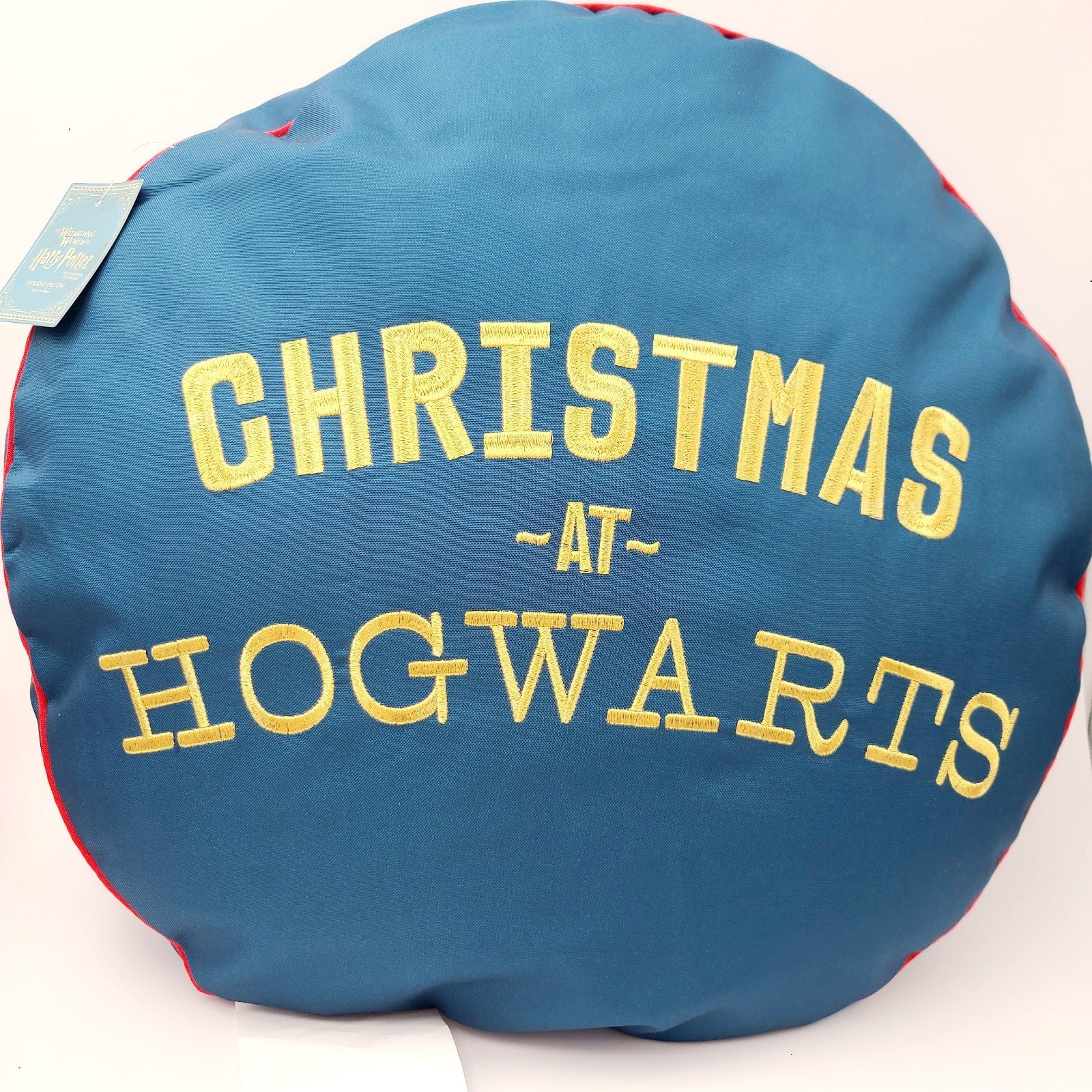 Universal Studios Harry Potter Christmas At Hogwarts Throw Pillow Plush Crest