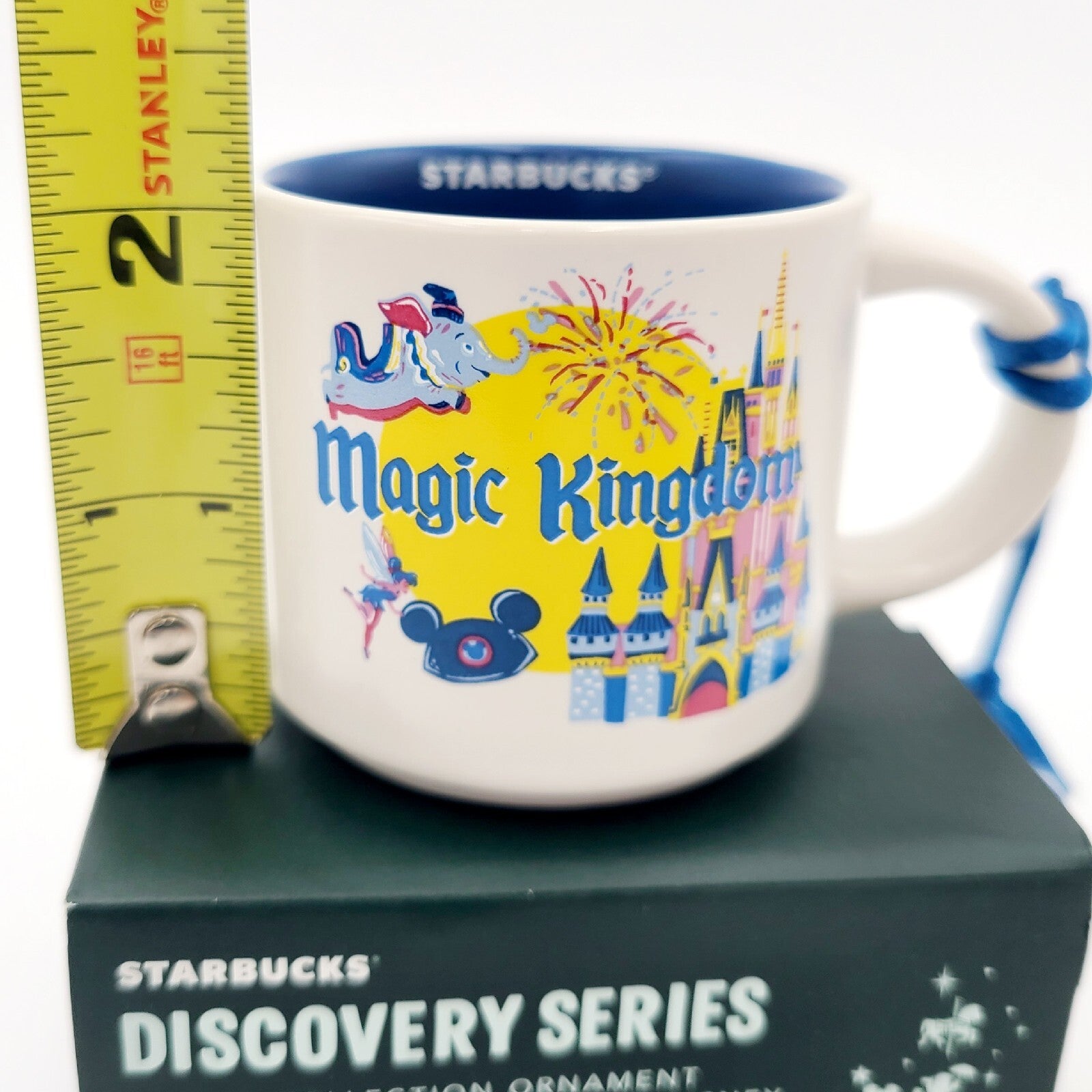 *ORNAMENT* 2024 Disney Parks Starbucks Cup Discovery Series Magic Kingdom 2 oz