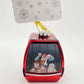 NEW Disney Parks Skyliner Pirates of the Caribbean Glass Red Christmas Ornament