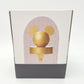 Disney Parks Mickey Mouse Christmas Stocking Pot Holder Icon Hanger Golden Metal