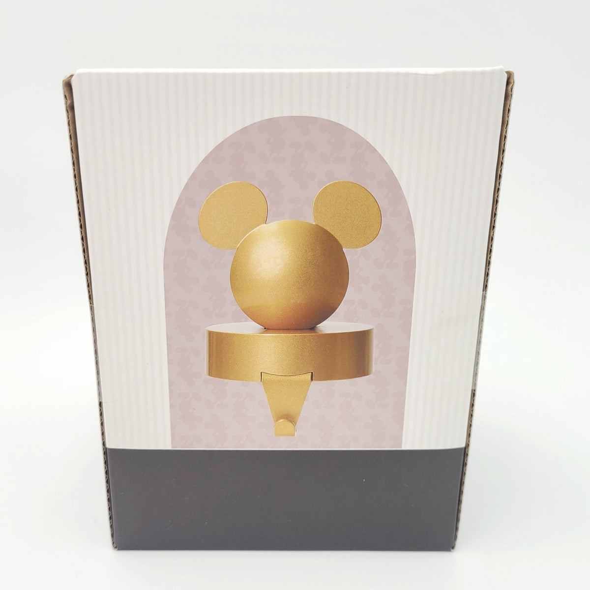 Disney Parks Mickey Mouse Christmas Stocking Pot Holder Icon Hanger Golden Metal