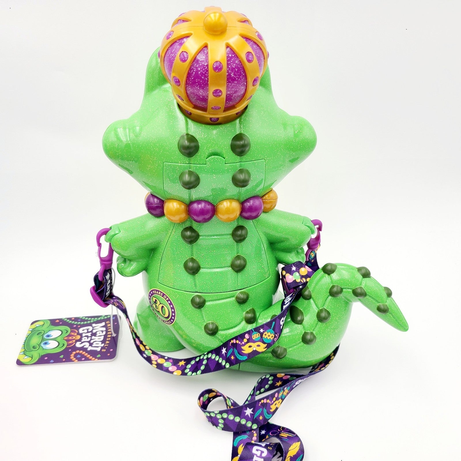 *Popcorn Bucket* Universal Studios Mardi Gras 2025 King Gator Light Up Orlando